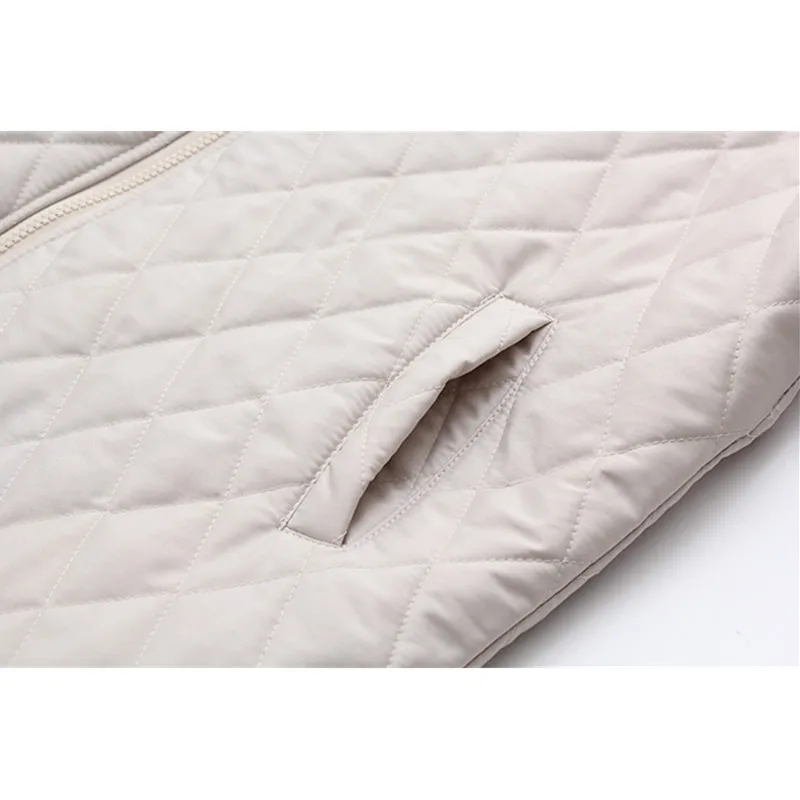 Cotton Jacket Women Parka Clothing Loose Mid-Length 2023 New Autumn Winter Coat Female Zipper Windbreaker Outerwear