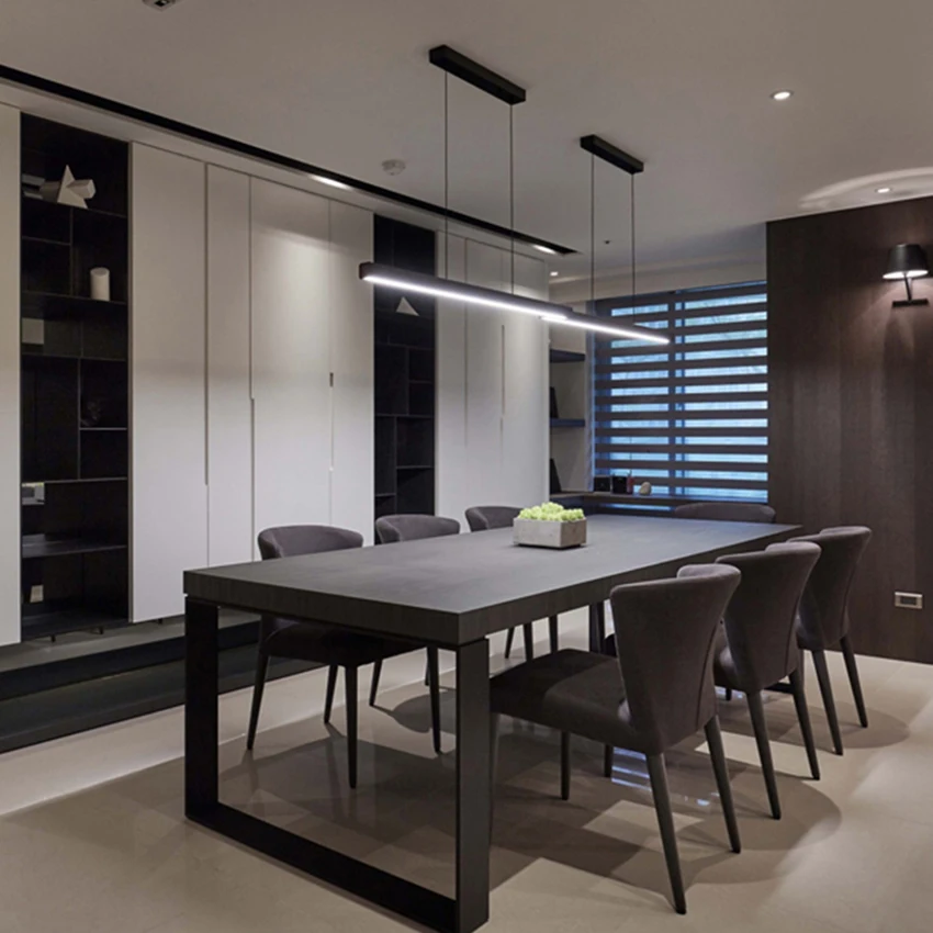 Минималистичная алюминиевая простая Подвесная лампа в скандинавском стиле