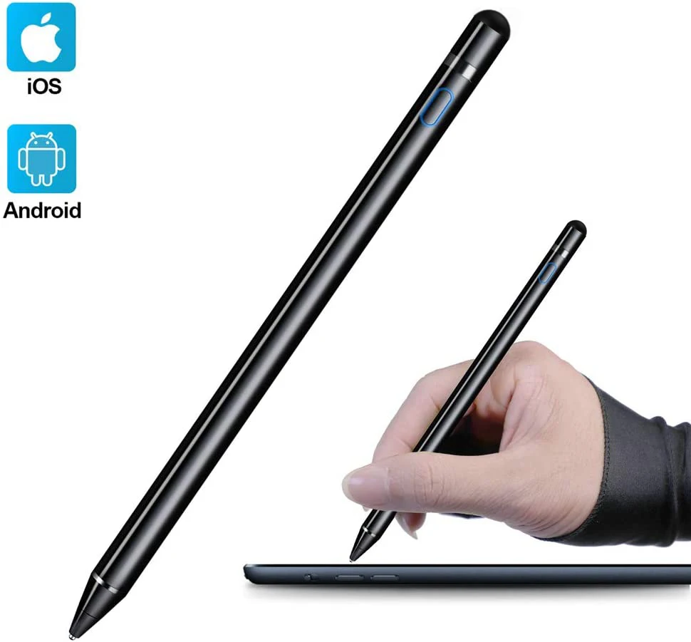 

Стилус для iPad, стилус для Apple Pen iPad 2018 2019 Air 2 для Apple Pencil 1 2, стилус для сенсорного экрана, перчатка для планшета + держатель