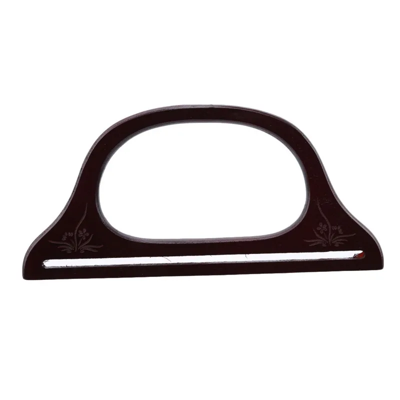 

Useful New Wooden Handle For Handmade Bag Handbag DIY Bags Purse Handle Handcraft Supplies Hanger Type Wooden Handle