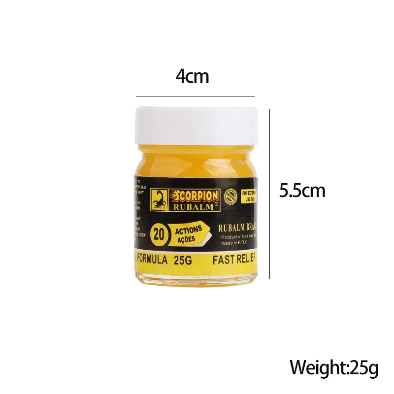 

25g Herbal Cream Arthritis Balm Neuralgia Backache Knee Neck Medical Ointment Lumbar Spine Pain Relief Muscle Ache Ointment