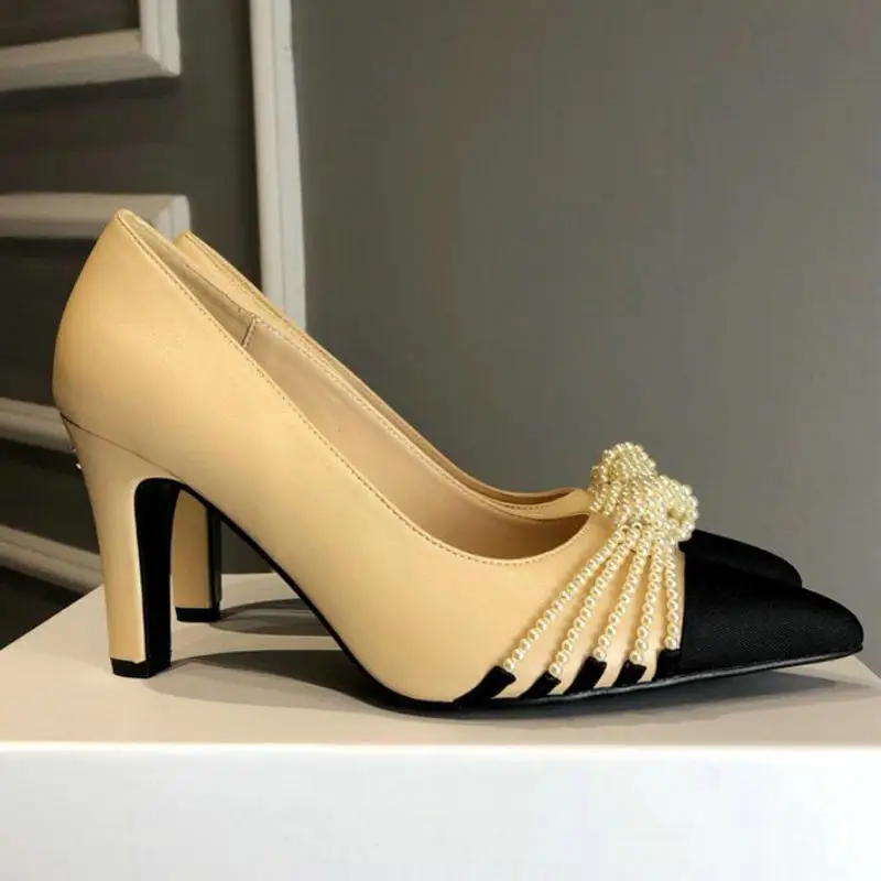 Босоножки женские замшевые с острым носком однотонные Туфли на каблуке