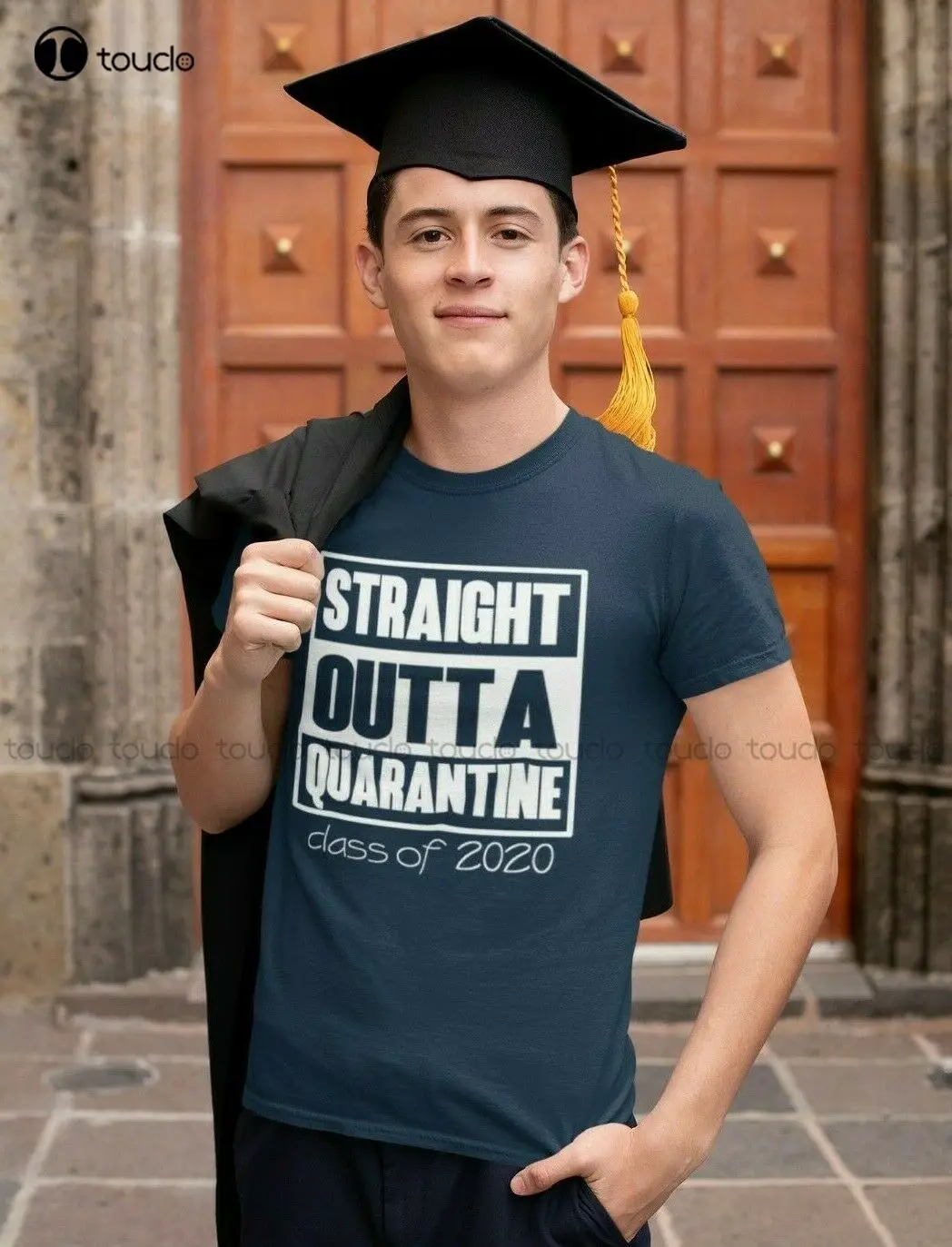 

Class Of Straight Outta Quarantine Shirt Homeschooling Graduation Grad Gift Unisex Women Men Tee Shirt