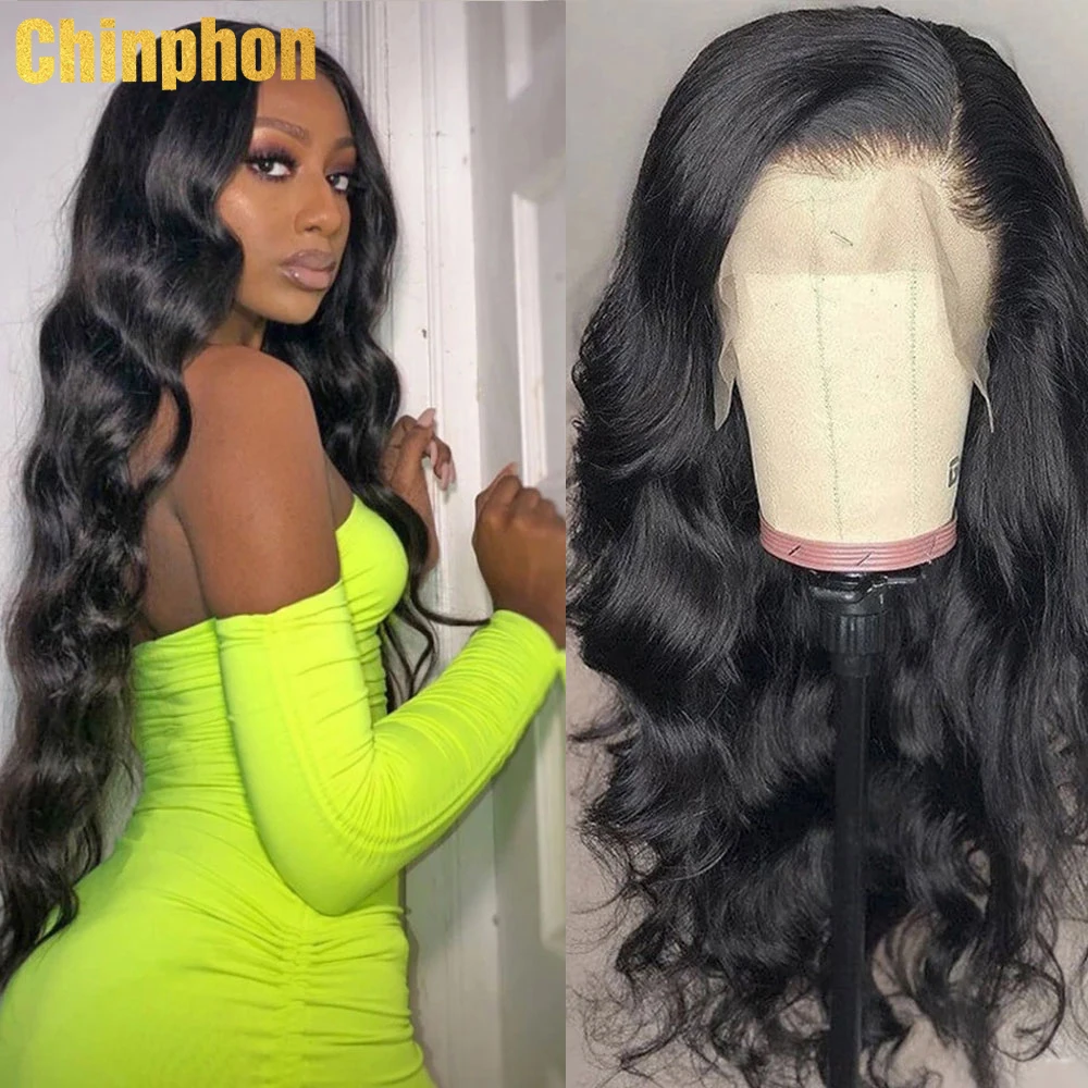 

Body Wave Lace Front Wigs 32Inch Human Hair Lace Frontal Wigs 150% Natural Color HD 13x4 Lace Fronatl Wig For Women Brazilian