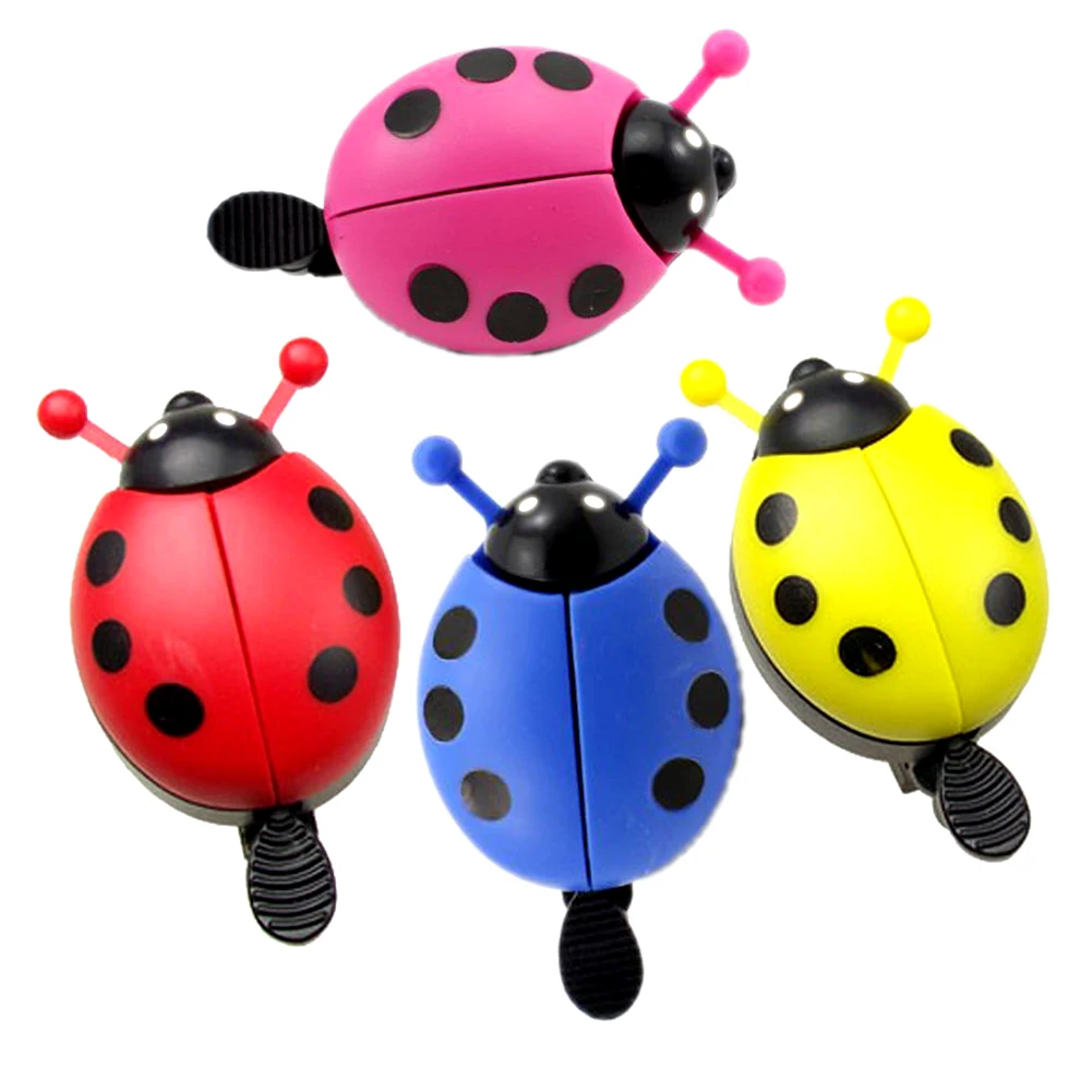 

Bicycle Ring Bell Mini Handlebar Bike Horn Alarm Cycling Cartoon Ladybug Ring Bell Funny Bicycle Bell