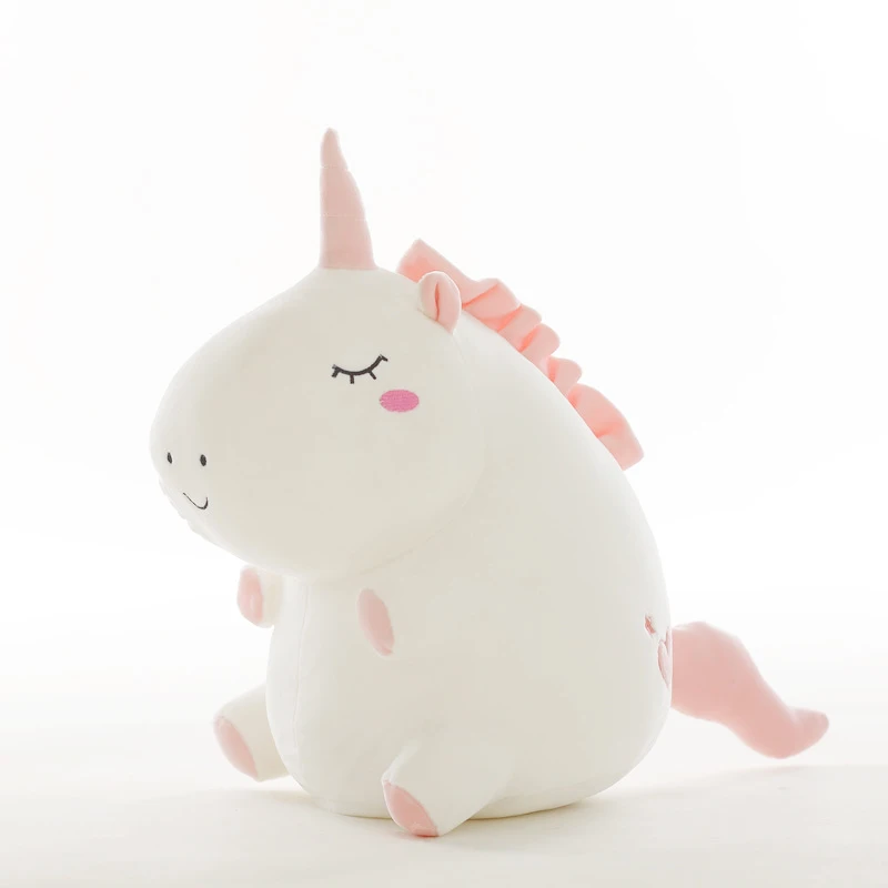 

Cute Unicorn Plush Toys Stuffed Animals Fat Unicorn Plush Toys Soft Pillow For Kids Birthday Gift Doll for Children 20-45cm