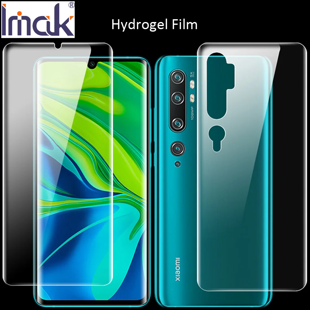 Гидрогелевая пленка imak Для Xiaomi Mi Note 10 Note10 Pro Mi10 прозрачная защитная для переднего