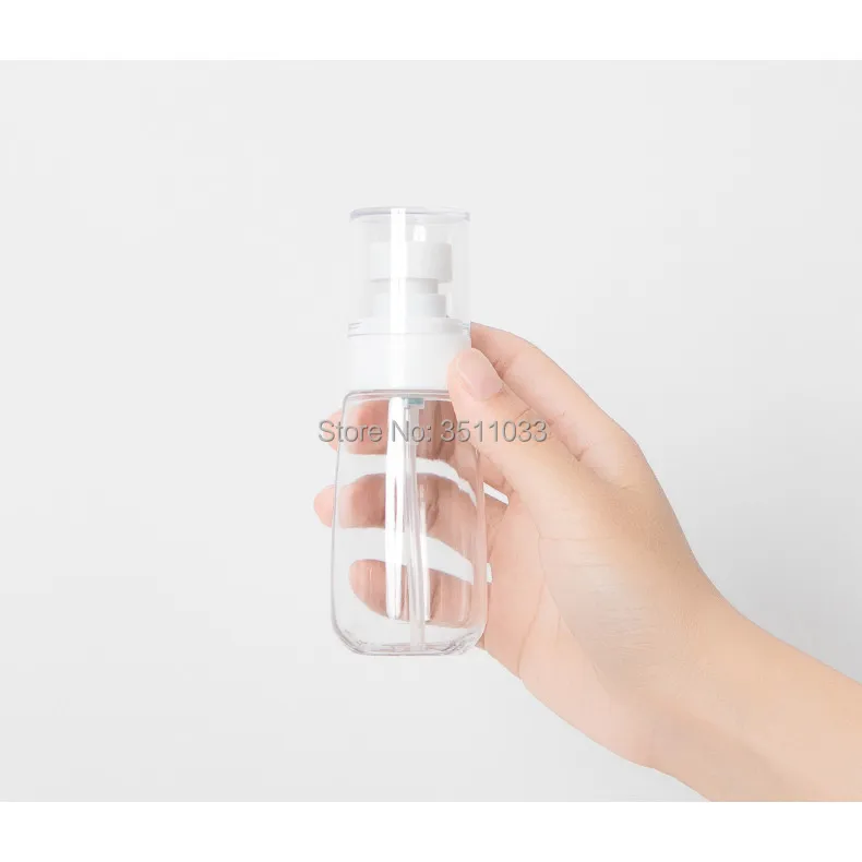 25pcs 30ml-100ml Clear Pink Blue Fine Mist Spray Bottle Emulsion Liquid Empty Travel Portable Refillable Lotion | Красота и здоровье