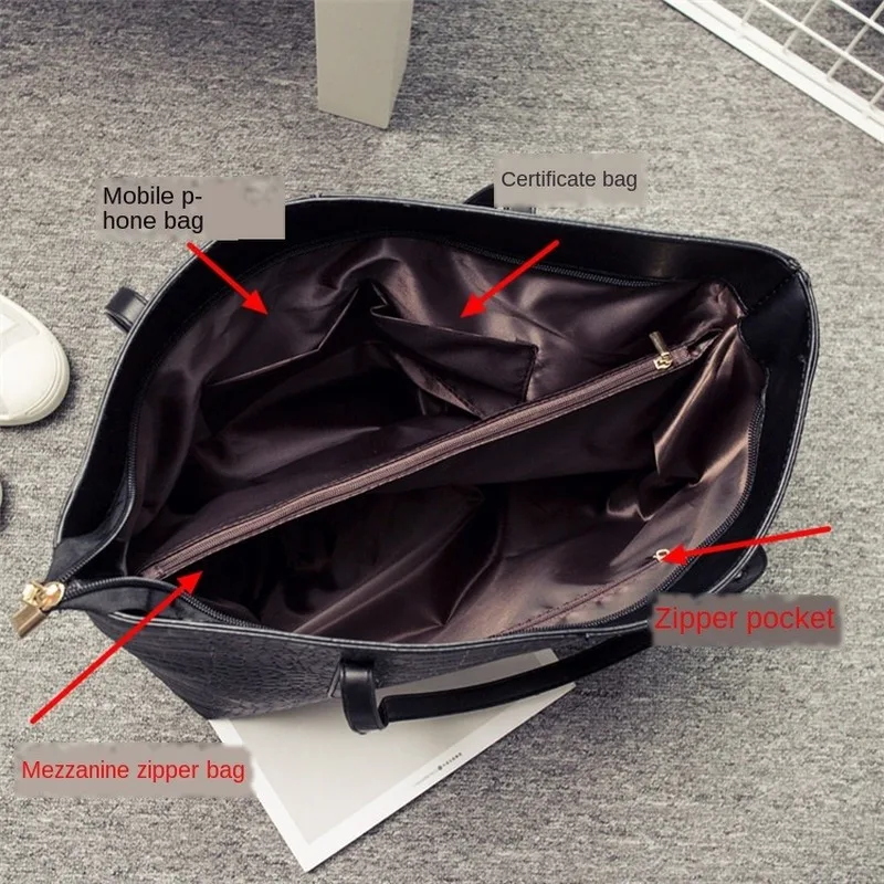 Fall/winter 2018 New Women's Alligator Pattern Shoulder Bag Fashion Handbag Minimalist Women Hand |