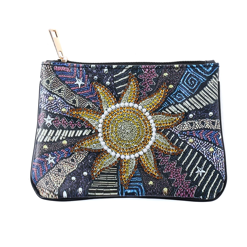 Фото 5D алмазная живопись красивые кожаные сумки через плечо с цветком мандалы Сумка