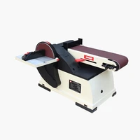 small household fine wood desktop belt machine portable easy to adjust disc sand electric polisher for metal woodworking tools