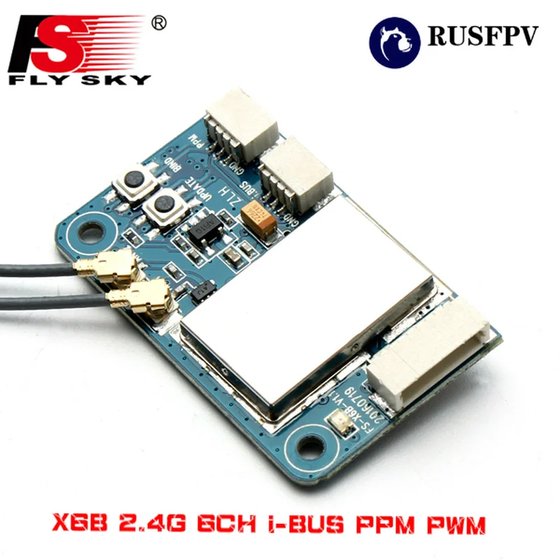 Flysky X6B 2,4G 6CH i-BUS PPM PWM приемник для AFHDS i10 i6s i6 i6x i4x передатчик вертолет самолет FPV гоночный Дрон