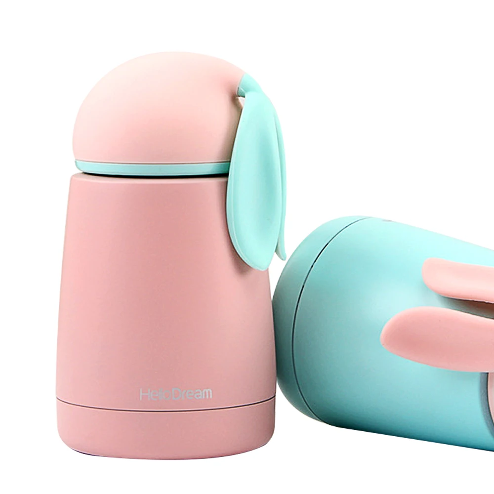 

Thermos for Coffee 300ml Water Bottle Stainless Steel Food Insulated Thermal Mugs Cups Flask Tumbler Kawaii Children Travel Tool