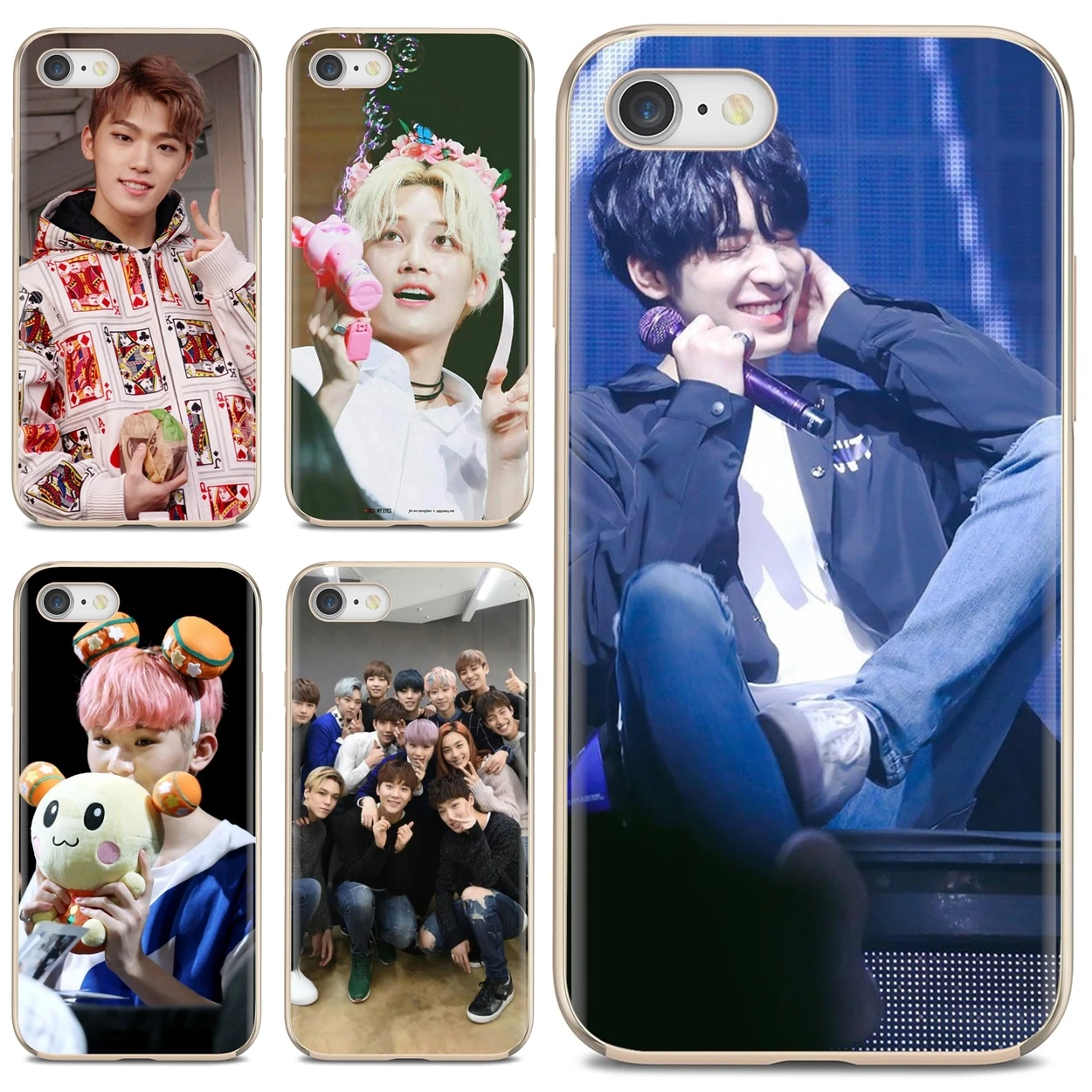 

For iPod Touch For iPhone 11 Pro 4 4S 5 5S SE 5C 6 6S 7 8 X XR XS Plus Max Stunning Silicone Phone Case Kpop Seventeen