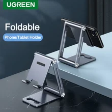 Ugreen Alloy Phone Holder Stand for iPhone 13 Redmi Adjustable Mobile Phone Holder Smartphone Desk Tablet Holder Support Video