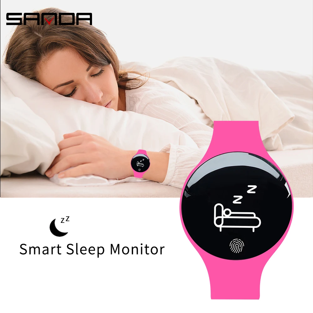 SANDA Smart Watch Women Men Sport Fitness Bracelet Color-screen Waterproof Calorie Pedometer Tracker Connect IOS Android | Наручные часы