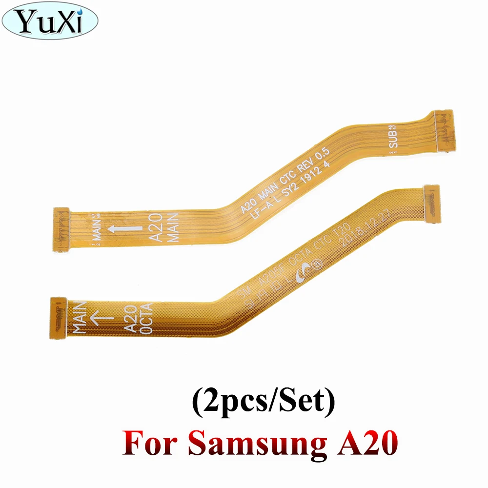 YuXi для Samsung Galaxy A10 A20 A30 A305F A40 A50 A60 A70 A750 A920 материнская плата разъем ЖК-дисплей USB