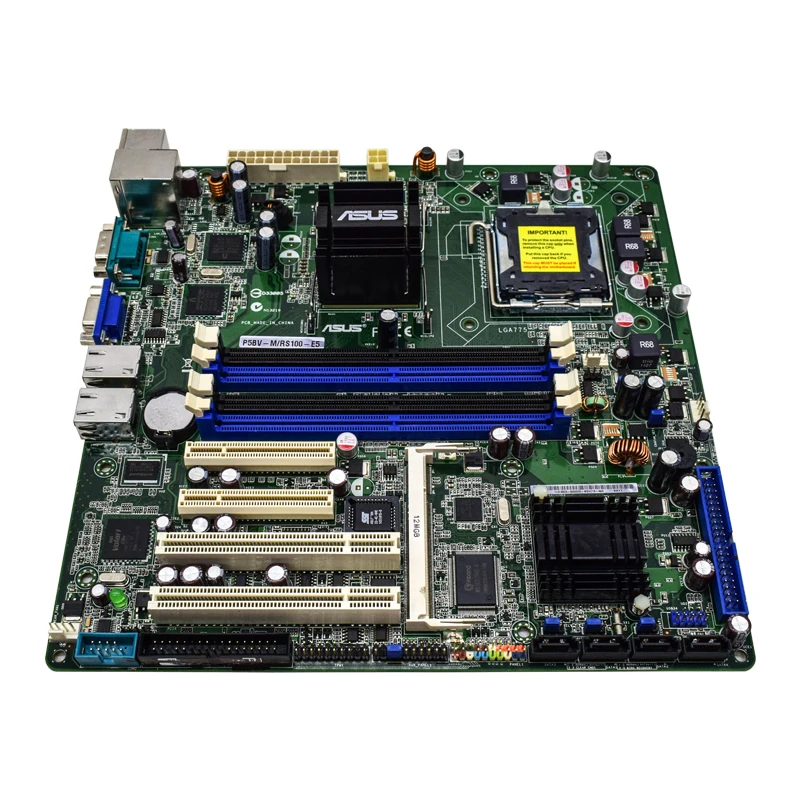 Для ASUS P5BV M/RS100 E5 775 Серверная система двойной гигабитный LAN DDR2 море паук Мягкая