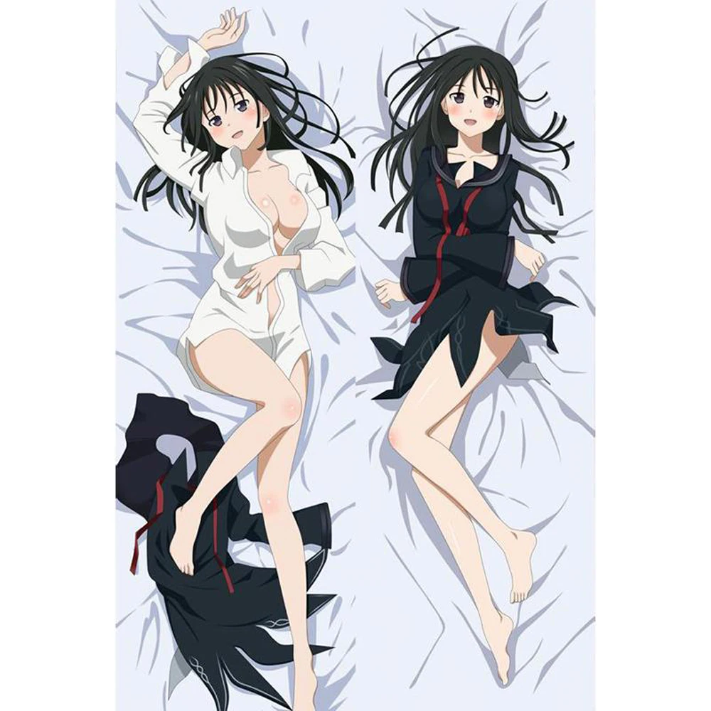 New Japanese Cool Anime Pillowcase Black Bullet Tendou Kisara Otaku Dakimakura Gift Bedding Hugging Body Pillow Case 150x50 CM | Дом и сад
