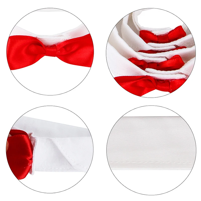 Красный хлопковый галстук бабочка для маленьких средних и больших птиц