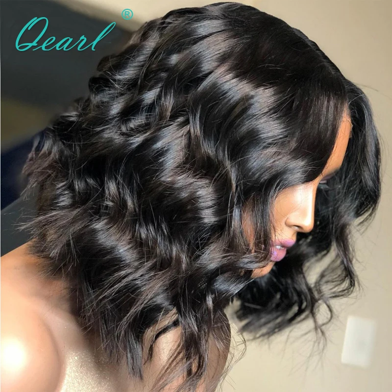 

Loose Wave Human Hair Lace Wig For Women 2x6 Silk top Wig Scalp Brazilian Remy Hair Frontal Wig Bleached Knots 150% Qearl