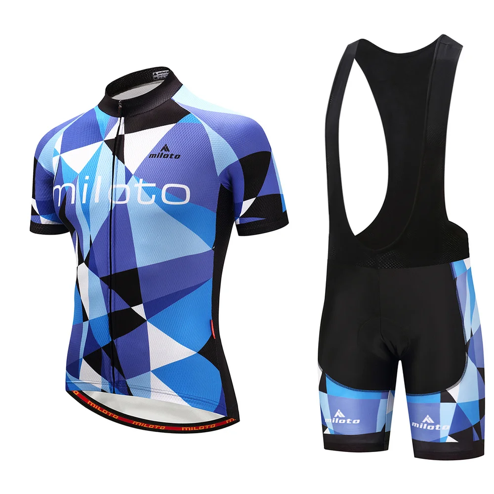 

2021 MILOTO Bike Bicycle Wear MTB Cycling Clothing uniform Cycle shirt Racing Cycling Jersey Suit Ropa Ciclismo