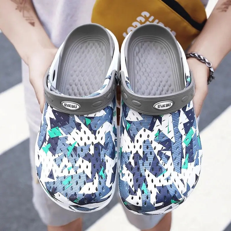 

New Summer Men Sandals Fashion Garden Female Slippers Unisex Breathable Wearable Work Sandals Casual Water Sports Beach Shoes