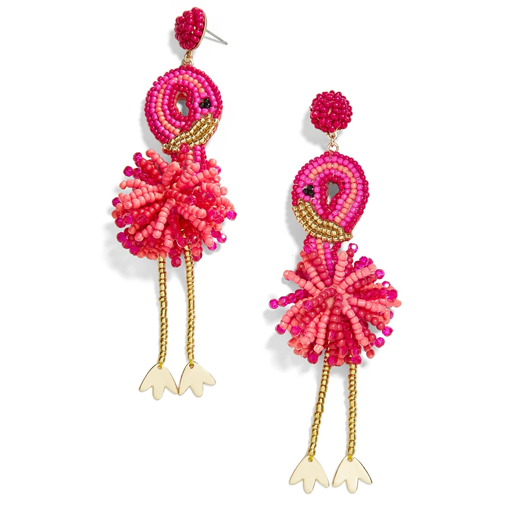 Богемные Эффектные серьги-капли с цветком в виде листьев новые женские модные