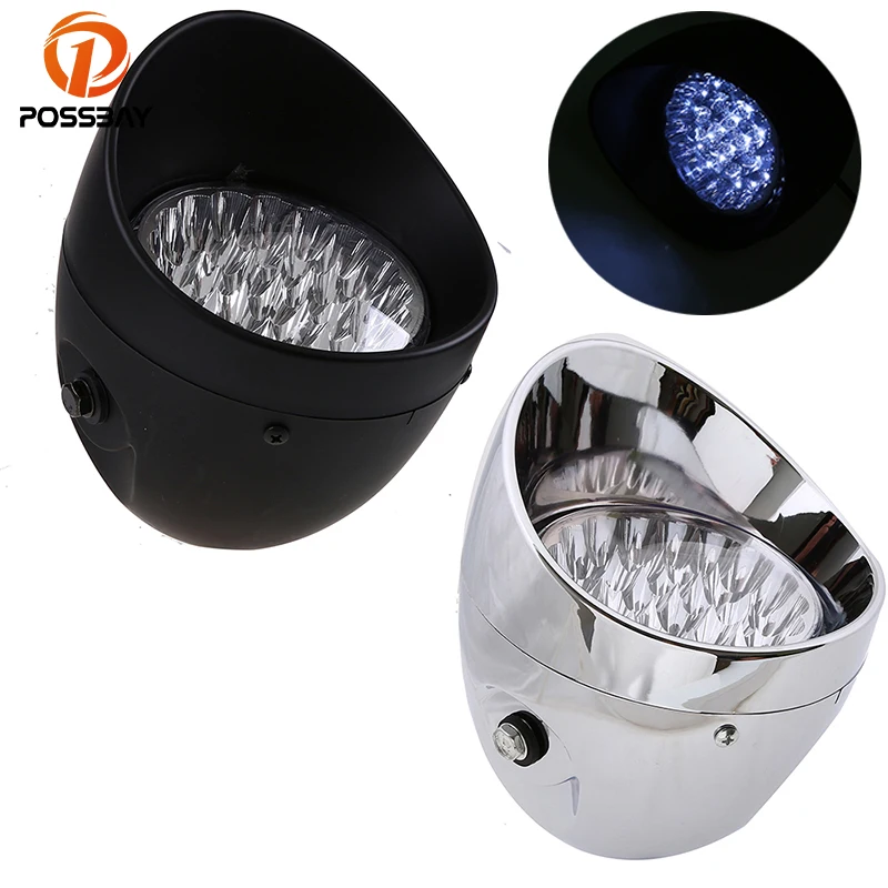 Posbay светодиодный светильник на голову мотоцикла переднюю для Harley Davidson Choppers