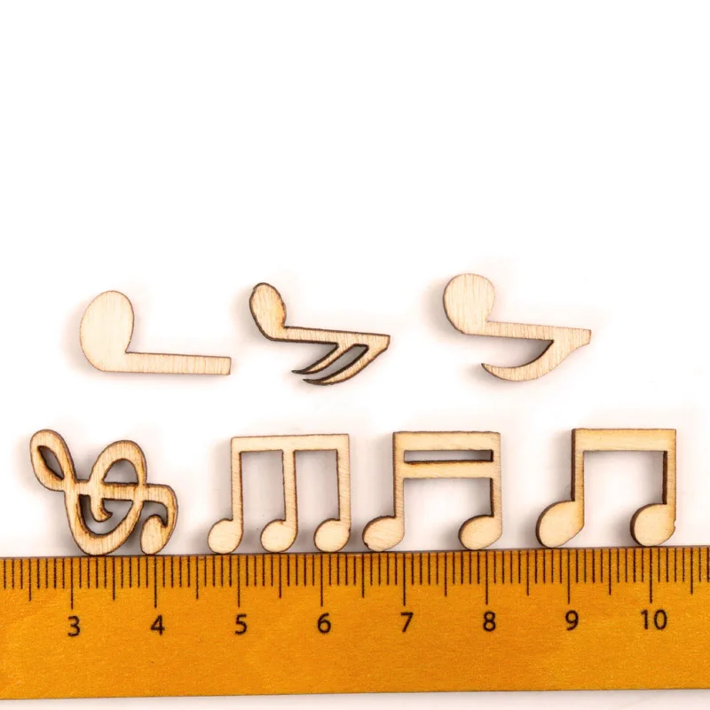 Деревянная живопись для скрапбукинга с натуральным Милая записка рисунком