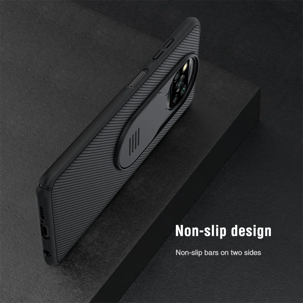 For Xiaomi Poco X3 NFC Case Poco X3 Pro Cover NILLKIN CamShield Case Slide Camera protector Privacy Back Cover For Poco X3 nfc