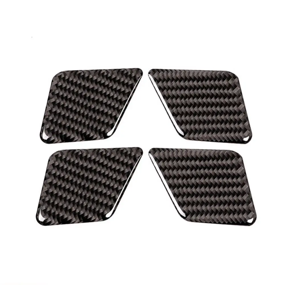 

4 шт., наклейки из углеродного волокна на дверную ручку автомобиля