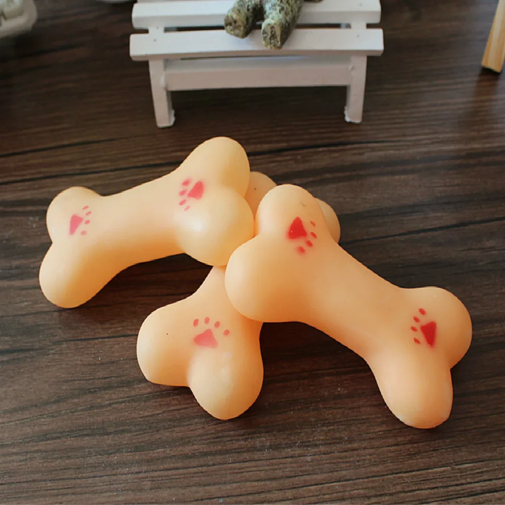 Устойчивые к укусам косточки для щенков прорезиненные обучения чистке зубов