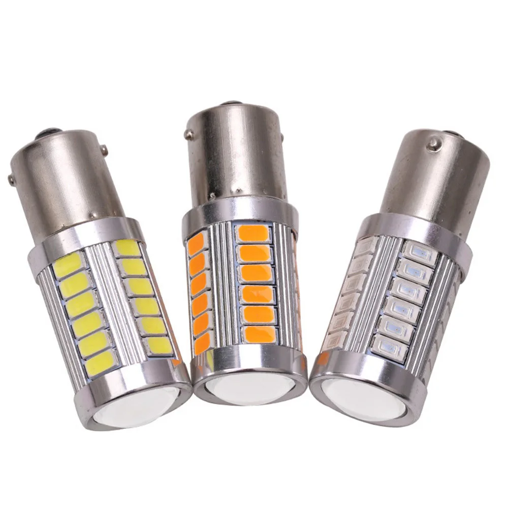 2 шт./компл. 1156 1157 33 SMD 5630 5730 Светодиодные Автомобильные стоп-сигналы