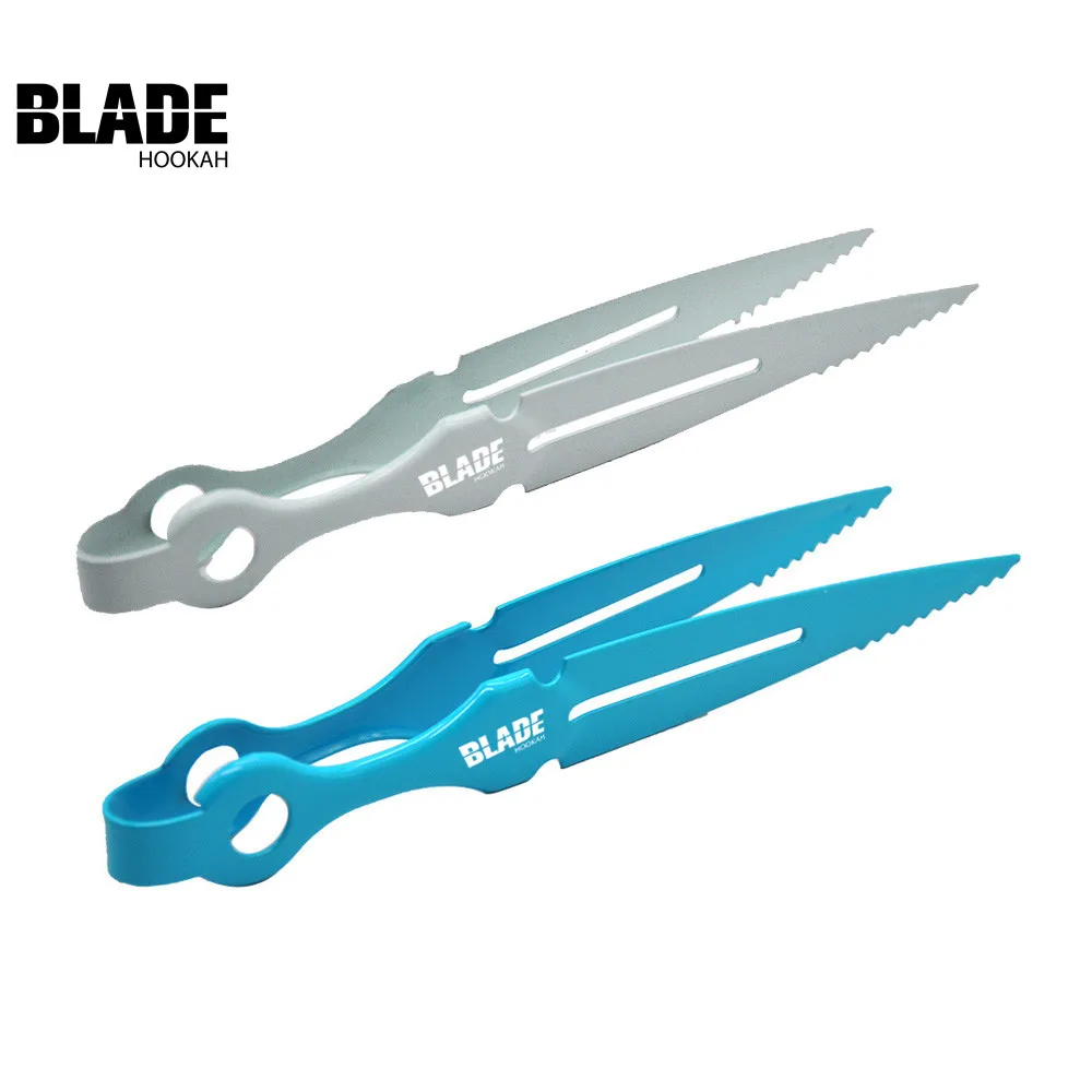 Лезвие кальяна из нержавеющей стали для уголь щипцы Многофункциональный 230 мм