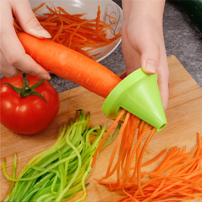 

Rotary Shredder Vegetables And Fruits Spiral Chopper Peeler Manual Potato Carrot Carrot Rotary Shredder Grater Kitchen Tools