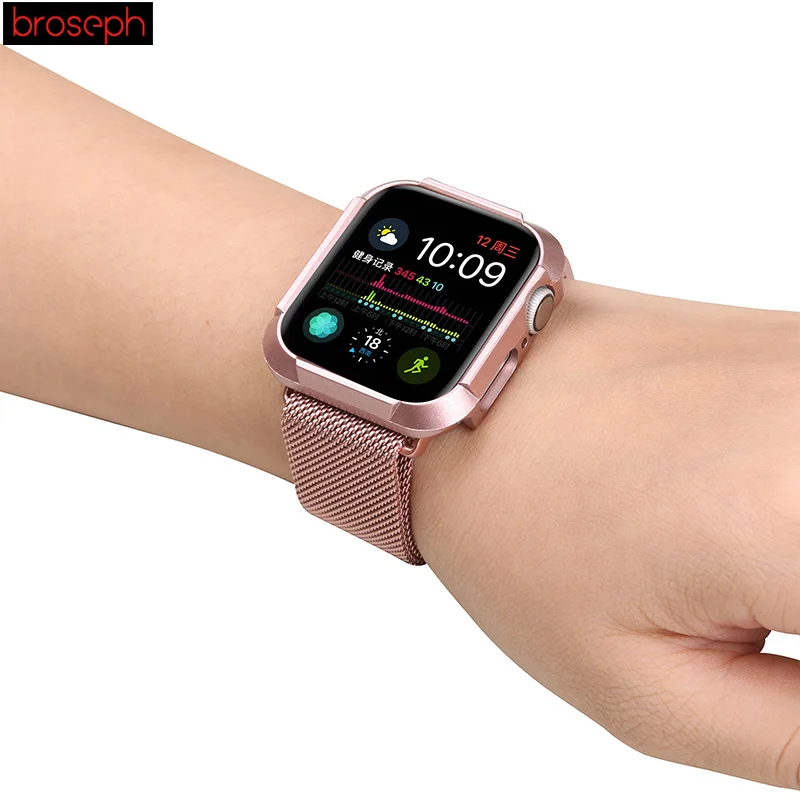 Защитная рамка корпуса для iWatch 4 44 мм 40 мм ПК Чехлы для часов для Apple watch Series 4 Обложка Аксессуары для часов