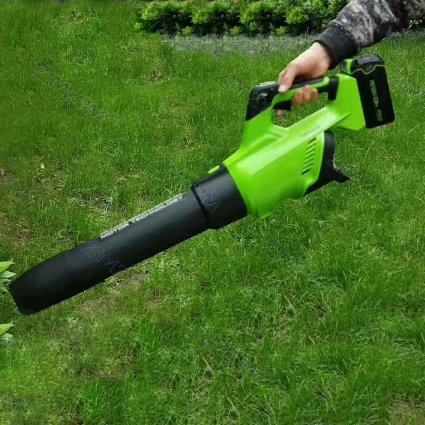

40v Dust Collector Household Blow and Suction Machine Outdoor Garden Air Blower Cordless Leaf Blower With 4ah Battery Charger