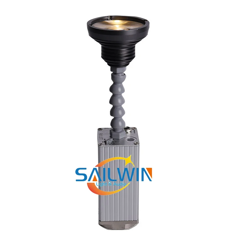 4X Bullet 10 Вт Zoom Mini LED Pinspot Light на батарейках с ИК пультом дистанционного управления