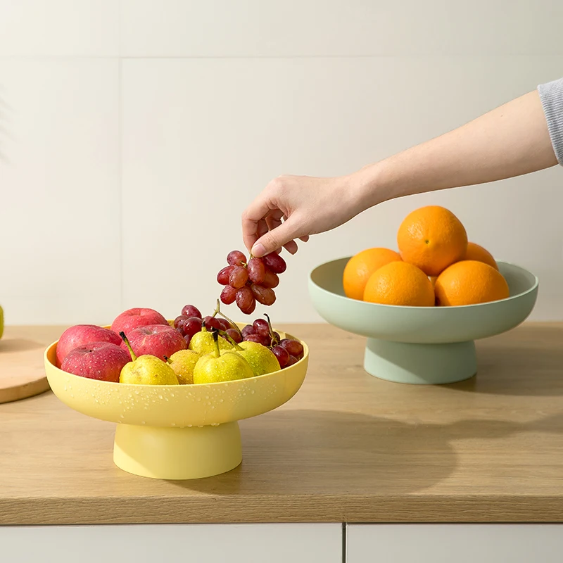 Скандинавская тарелка для украшения дома фруктов однотонная современные