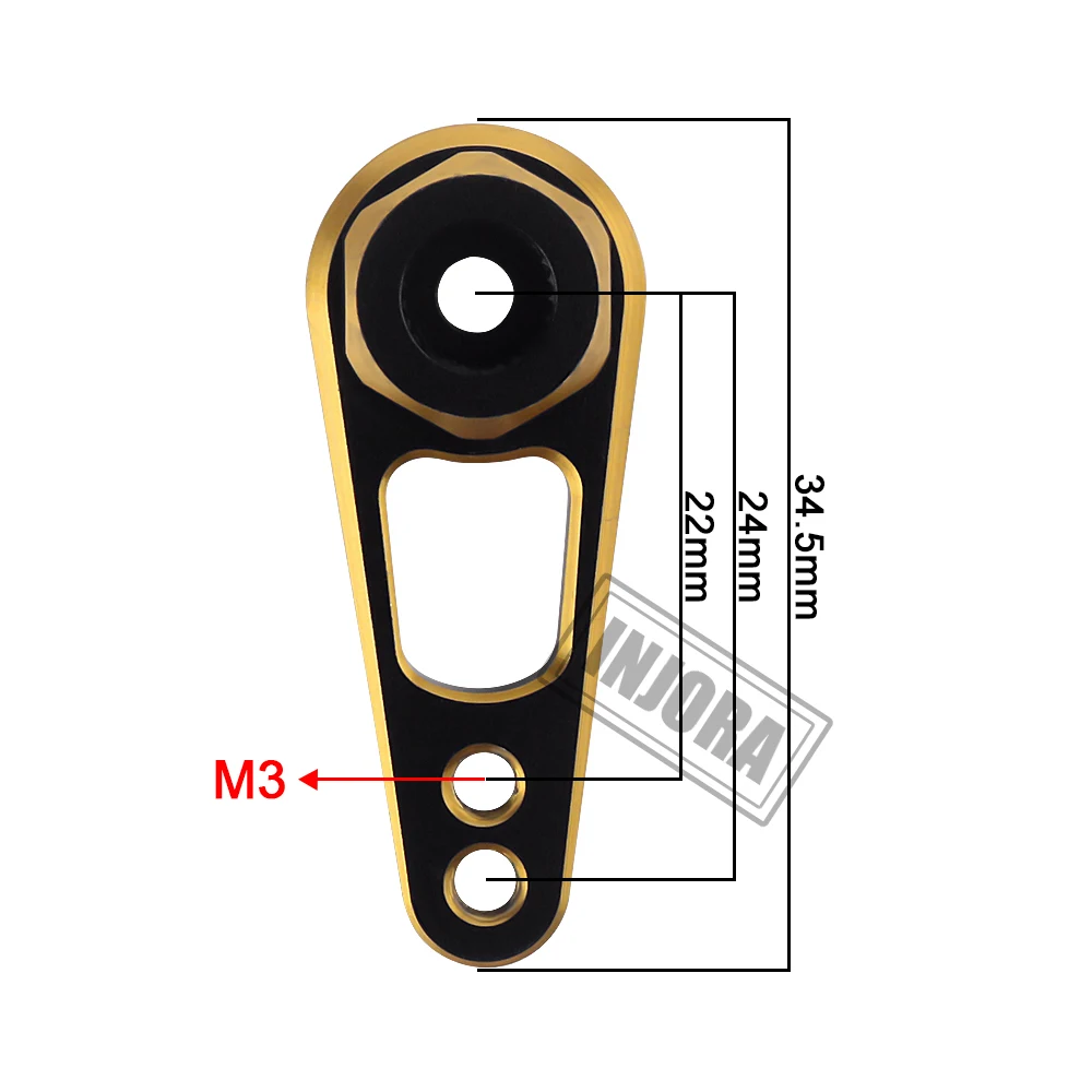 injora 1 шт rc автомобильный алюмини