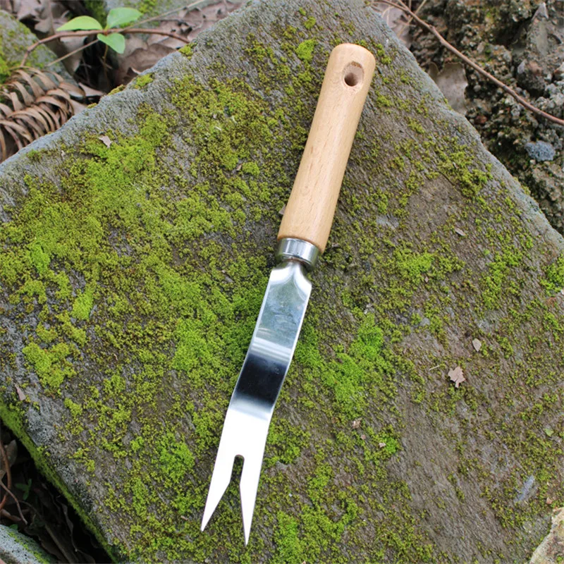 Садовая Вилочная головка экстрактор патио сад удаление сорняков обрезная лопата