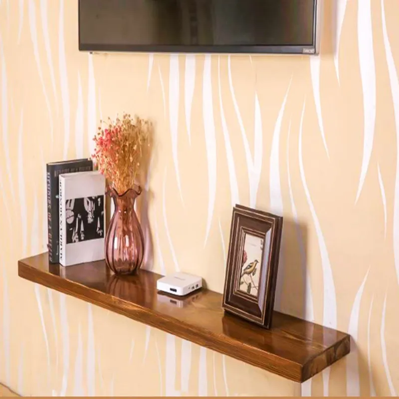 Настенная полка из массива дерева слово перегородка настенная книжный шкаф для