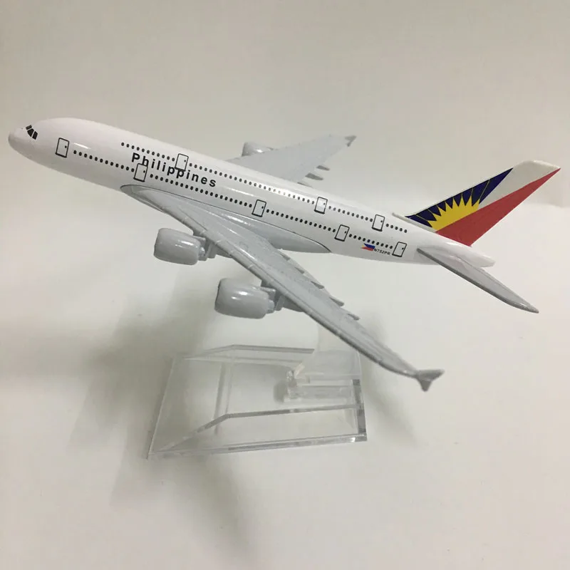 JASON TUTU 16 см Филиппины Boeing 777 B747 Airbus A380 модель самолета Модель аэроплана самолет 1:400