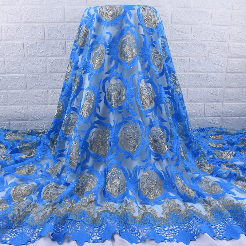 

African Cord Lace Fabric High Quality Guipure Lace 2020 Milk Silk Lace French Tulle Lace Fabric for Wedding Dress Party