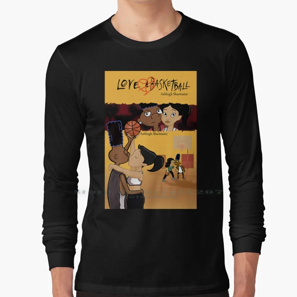 

Love And Basketball T-Shirt T Shirt 100% Pure Cotton Animation Cartoons Gerald Movies Rbrow Basketball Nostalgia Sanaa Lathan