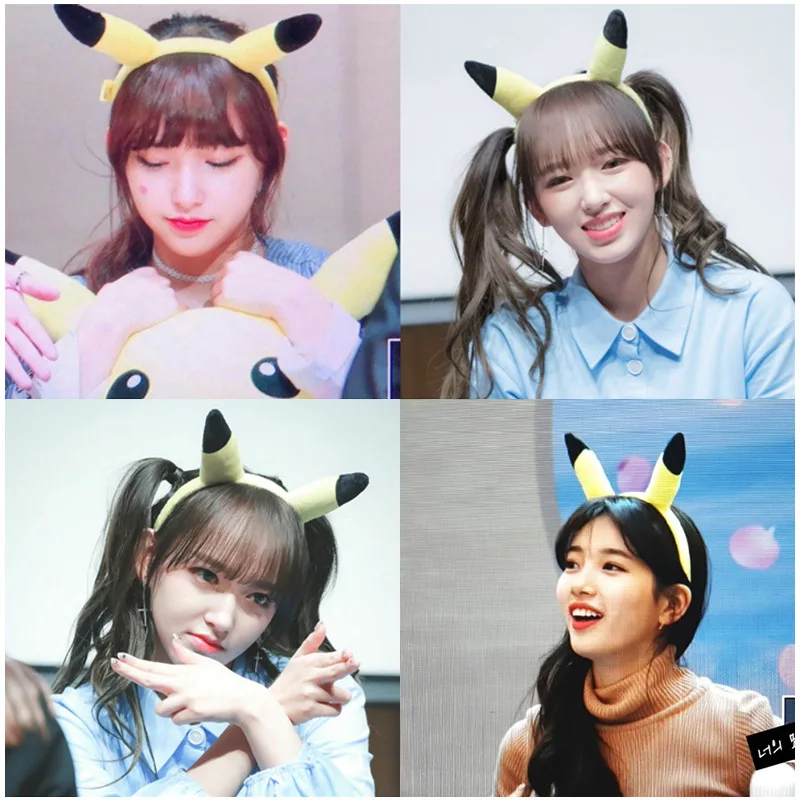 Повязка на голову с покемоном изображением персонажа из мультфильма Пикачу