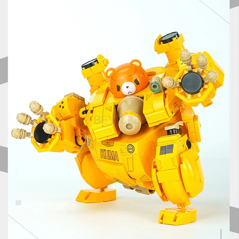 Креативные фигурки Sluban MOC Mecha робот-воин строительные блоки сборка сделай сам