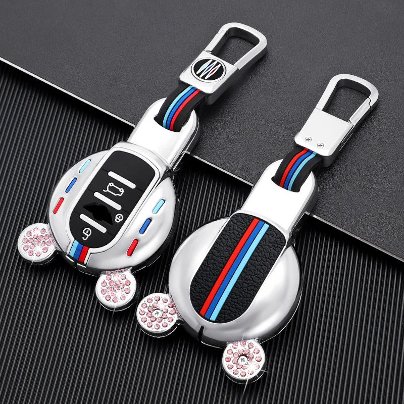 

Zinc Alloy Silicone Car Remote Key Shell Key Case Suitable For BMW MINI COOPER S ONE JCW F54 F55 F56 F57 F60 Accessories