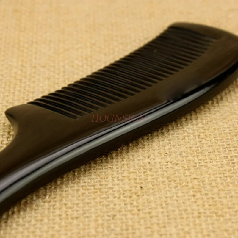 

natural hair comb Horn Comb Plus Long Thick Genuine Natural Large Combs Anti Static Hair Loss Massage Hairdressing Supplies